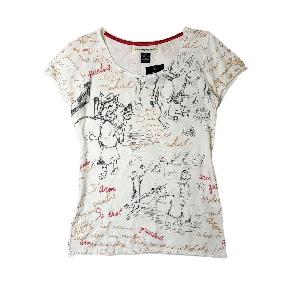 www.nappalm.com little red riding hood graphic tee